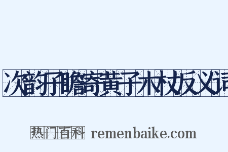 次韵子瞻寄黄子木杖反义词是什么意思的图片